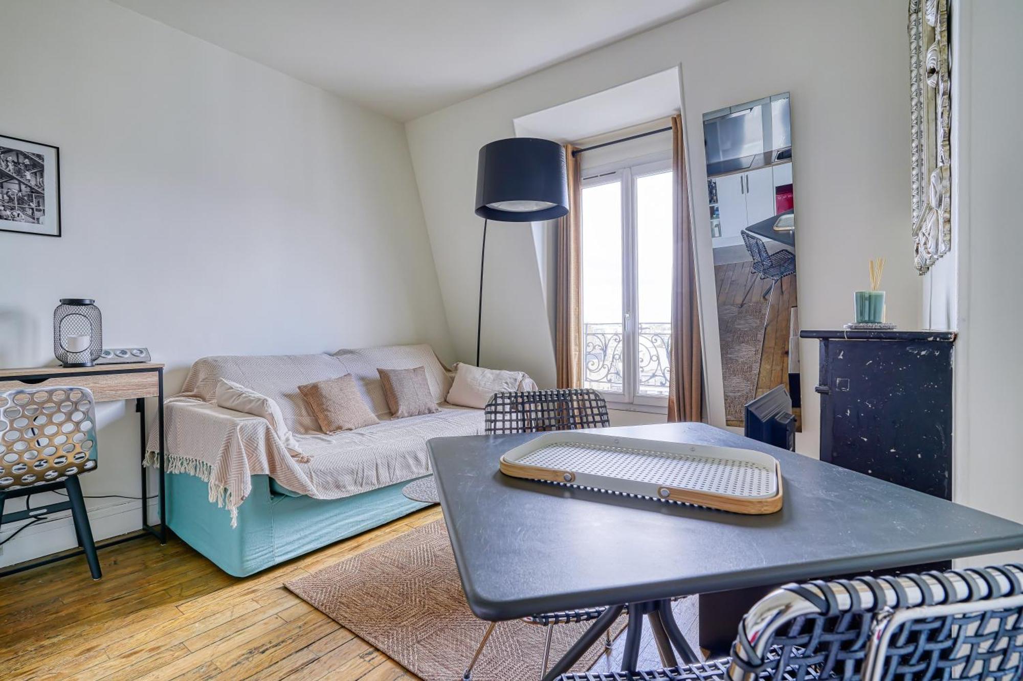 Appartement F2 Parisien - Pere Lachaise Parijs
